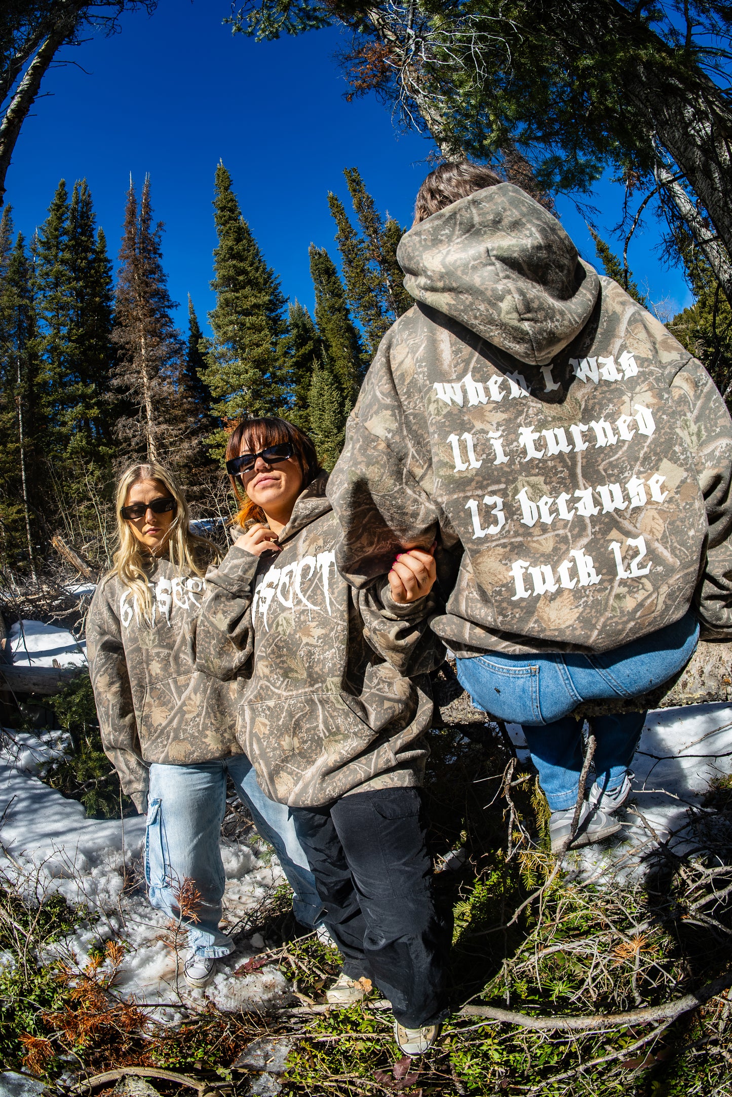 DEATH TREE CAMO PUFF HOODIE
