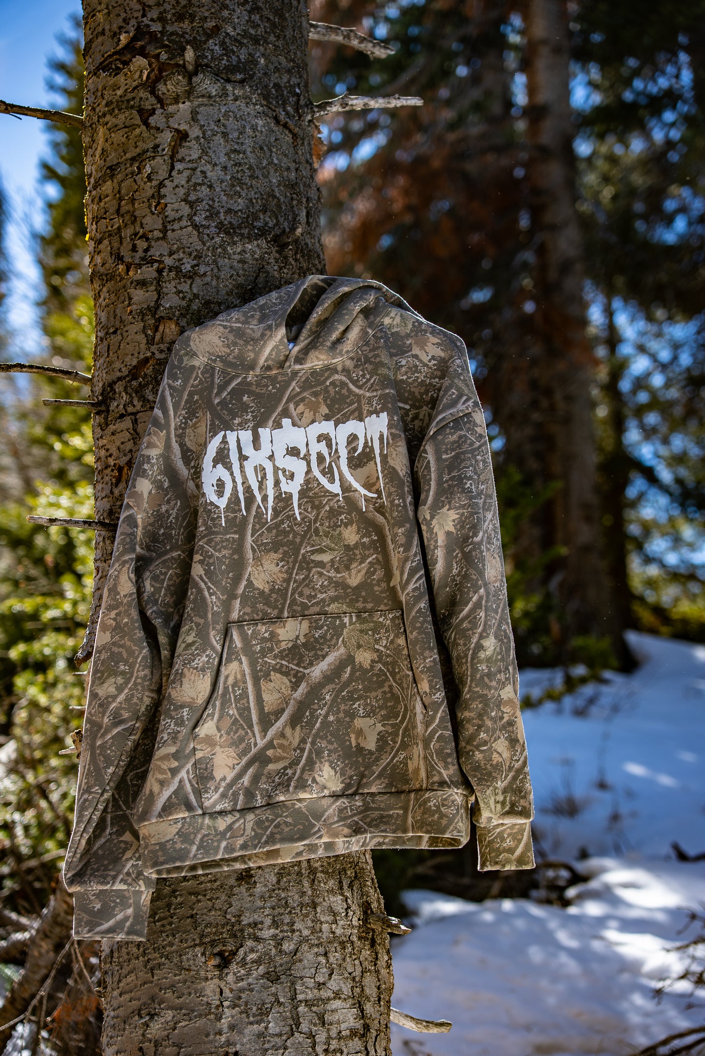 DEATH TREE CAMO PUFF HOODIE